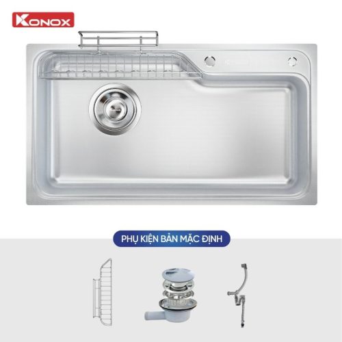 Chậu rửa chén Konox Tari Smart 9050PP 1 hố chống xước